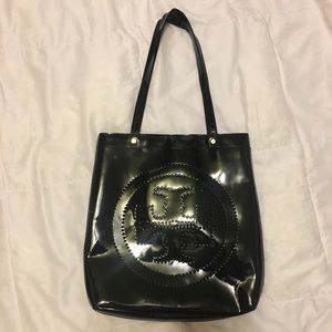 TORY BURCH Patent Leather Black Purse